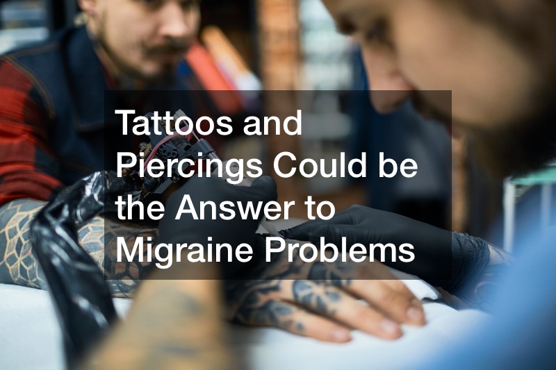 Tattoos and Piercings Could be the Answer to Migraine Problems