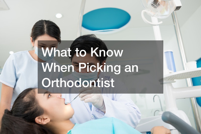 What to Know When Picking an Orthodontist