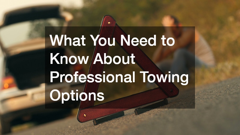 What You Need to Know About Professional Towing Options